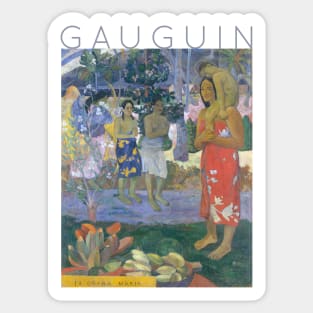 Paul Gauguin - Ia Orana Maria (Hail Mary) Sticker